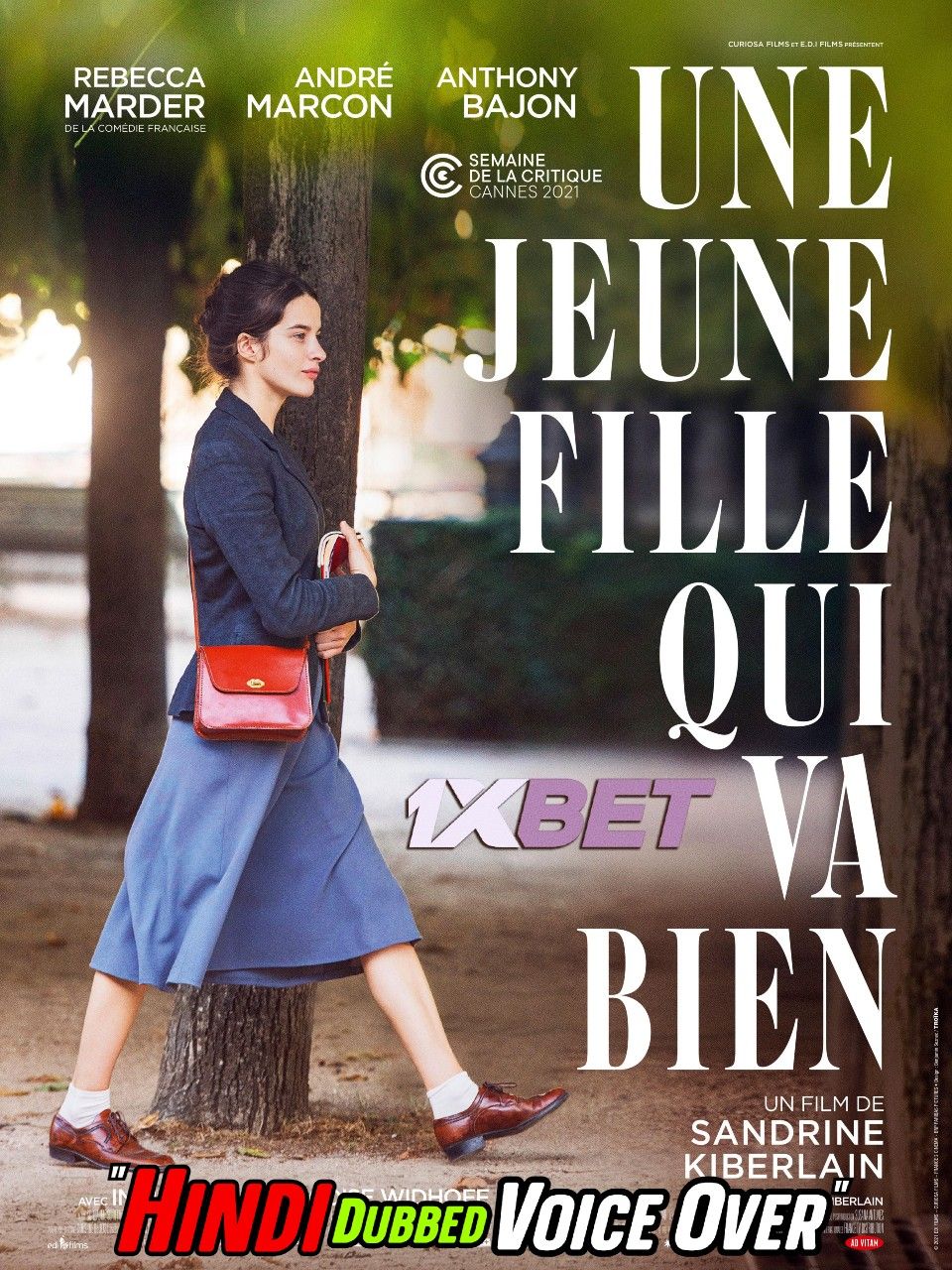 poster of Une jeune fille qui va bien (2022) Hindi [Voice Over] Dubbed CAMRip